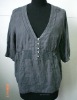 tank top , women's top, fashion top, ramie top , ramie top ,casual top, garment , summer top LXA052