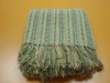 textured chenille chunky line throw