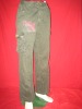 washable printed trousers