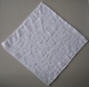 white square towel