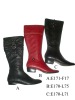 woman boots wenzhou, leather lining, TPR sole