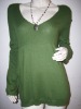women's long sleeve sweater(women's sweater,knitted sweater,pullover)