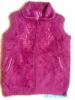 women's rabbit hair zipper vest 8#
