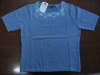 wool sweater . knitted sweater .short sleeve sweater