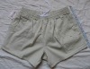 yarn drill men short pants stock