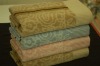 yarn dyed jacquard bath towel