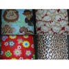 stock fabric printed polar fleece from Taiwan market