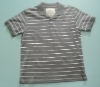 stripe polo shirt