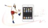 touch mp4,touch mp4 player,touch screen mp4, new touch mp4,flash mp4 player,brand mp4,movie player,9color