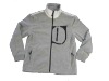 unisex polyester micro polar fleece jackets with lining, leisure jackets, sweatshirts