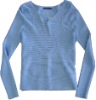 women's 80% rayon 20 nylon 3x3 rib sweater, sweaters, pullover
