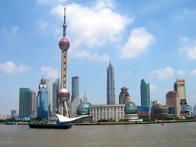 The Broadcasting & Television Tower of Oriental Pearl