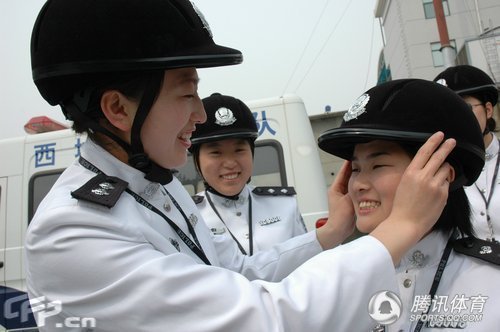 The first mount police in Shandong
