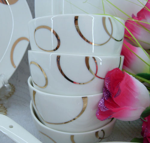 Fine bone china tableware