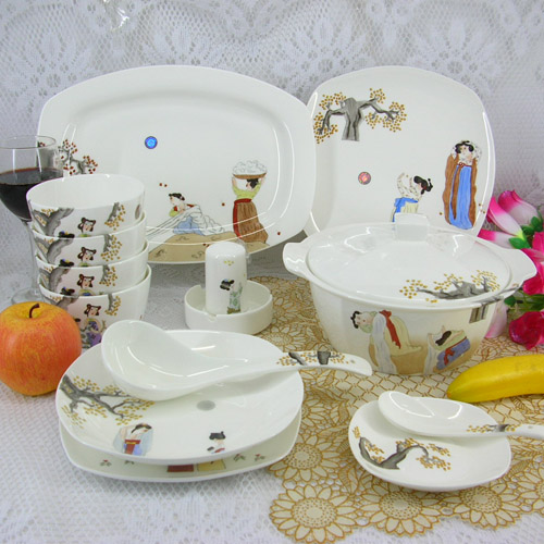 Fine bone china tableware