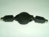 1394 4pin Male to Male retractable cable