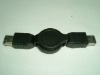 1394 6pin Male to Male retractable cable