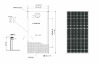 180W Monocrystal Solar Module / PV Module / Solar Panel / PV Panel