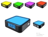 4 port USB Hub with Clock and Mood Light