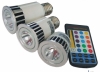 5W RGB MR16  LED lamp with remote control