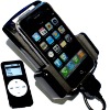 6-in-1 car kit with LCD for ipod iphone fm transmitter hands free , for ipod touch for iphone & 3G iphone