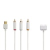 AV cable for ipod with IC and USB jack