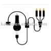 AV cable with USB car charger for ipod