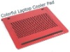 Aluminum Colorful Notebook Cooler Pad