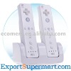 Blue Light Indication Double Charger Pack with 2800mAh Battery for Wii, Nintendo Wii,double charger for Wii