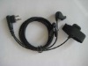 Bone Conduction Microphone HRE-6045 ( earbone microphone) with finger PTT for Motorola ,2 pins