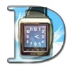 Cheap triband Watch mobile phone,1.3",MP3,MP4,GPRS,Bluetooth