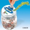 Counting saving pot,Coin bank,coin pot,money box,saving box,coin bank