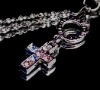Crystal Cross Jewelry Cell Phone Charm Pendant Lanyard Key Chain Strap