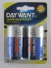 D Battery Blister Card 2B Metal Jacket