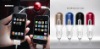 Dual USB Car Charger for iPhone for iPod Mobile phone Mp3 Mp4 PSP NDSL USB Power Adapter Travel Charger