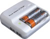 Dual USB Power Adapter/ Battery Charger/ Cell Phone Charger (CE & Rohs)