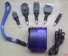 Dynamo mobile phone charger, emergency charger