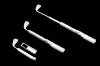 Expandable golf ball rod for game accessories