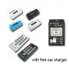 FM transmitter with remote control for iPod/iPhone
