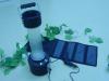 Foldable canvas solar charger