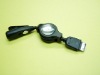 G608 Retractable 3C Music adapter with Call & Music control