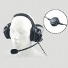 Heavy Duty Headset with Boom Mic/Transmit and Receive System for two way radio/ walkie talkie