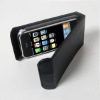 Leather Case for Apple iPhone 3G 2.0 (8GB/16GB) - Flip Type (Black)