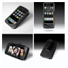 Leather Case for Apple iPhone 3G 2.0 (8GB/16GB) - Sleeve Type (Black)