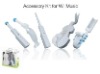 Lovely 5 in 1 Music  Pack (baton, xylophone set, drums set, saxophone, violin) for wii Game Console, Lovely Music  Kit for wii