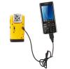 Mobile phone charger with Dynamo Flashlight