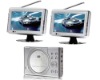 NEW 7" TWIN SCREEN Portable DVD Player, IN CAR+300 GAMES+TV