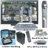 Portable KOD Magic Microphone system with 2.5" hard disk slot & 8Pcs SD Card Sots+2 Wireless Digit Microphone