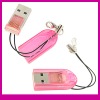 Portable USB 2.0 TF/Micro SD Card Reader
