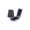 Portable solar charger, built-in Li-ion chargeable battery 3.7V/1,200mAH, charging time about 3h